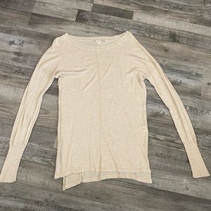 CREAM LONG SLEEVE BLOUSE